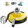 Robot de limpieza con cámara IP inalámbrica.